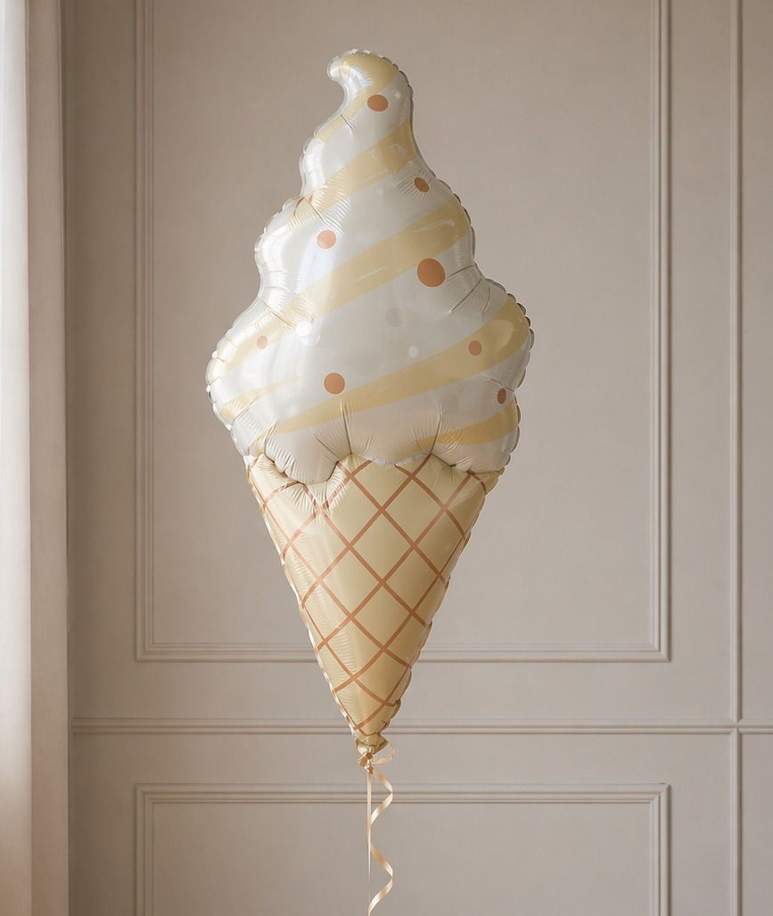 Foil balloon figure "Ice cream"