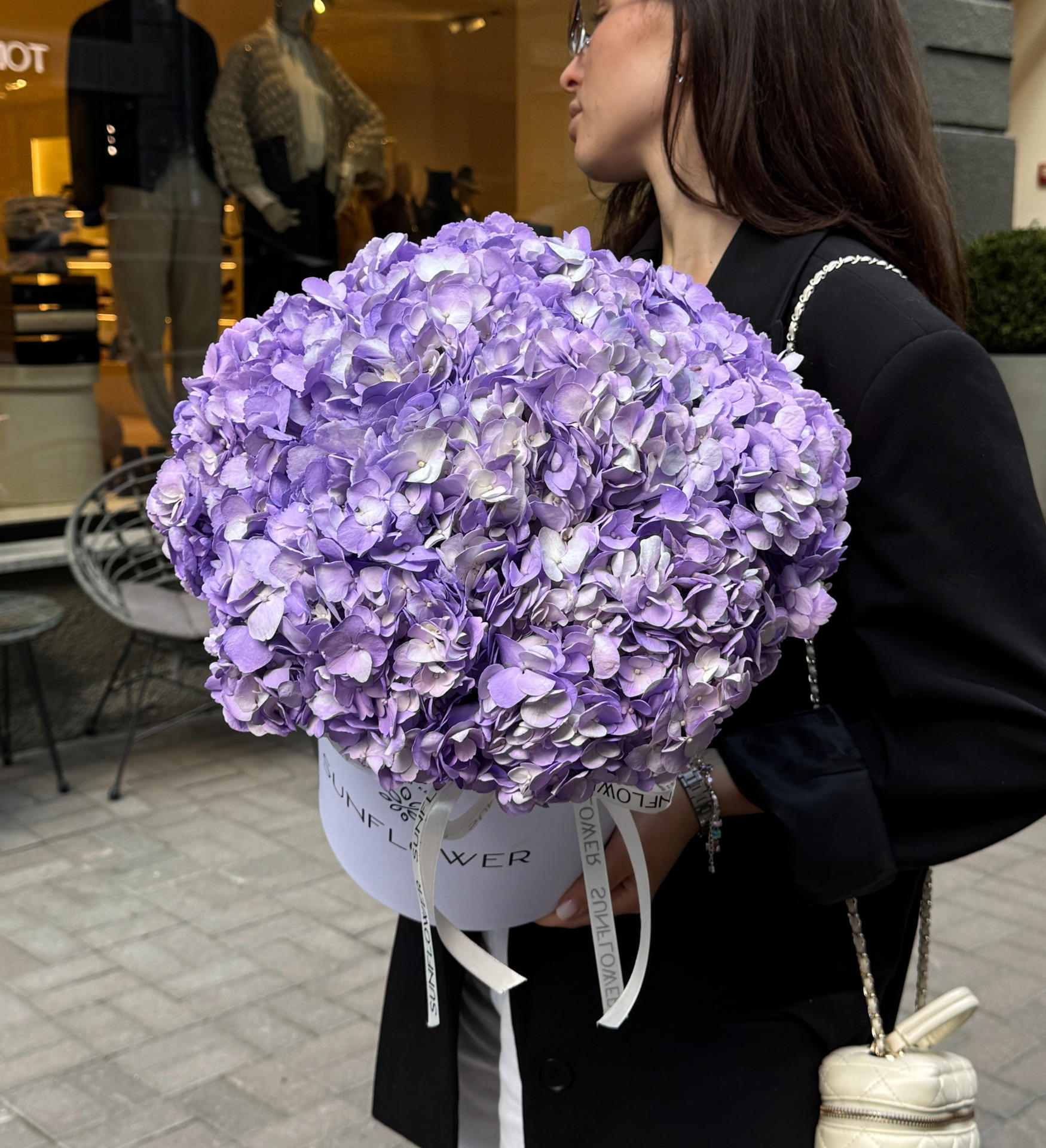 Lavander Hydrangeas  Box