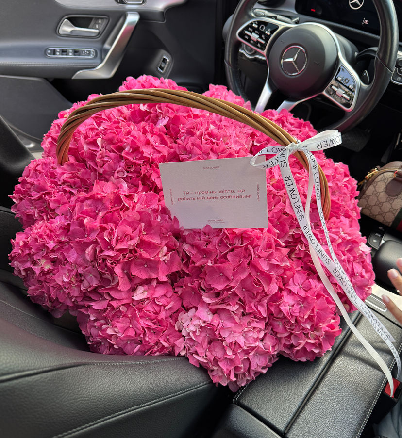 Basket of 19 Rodeo Hydrangeas