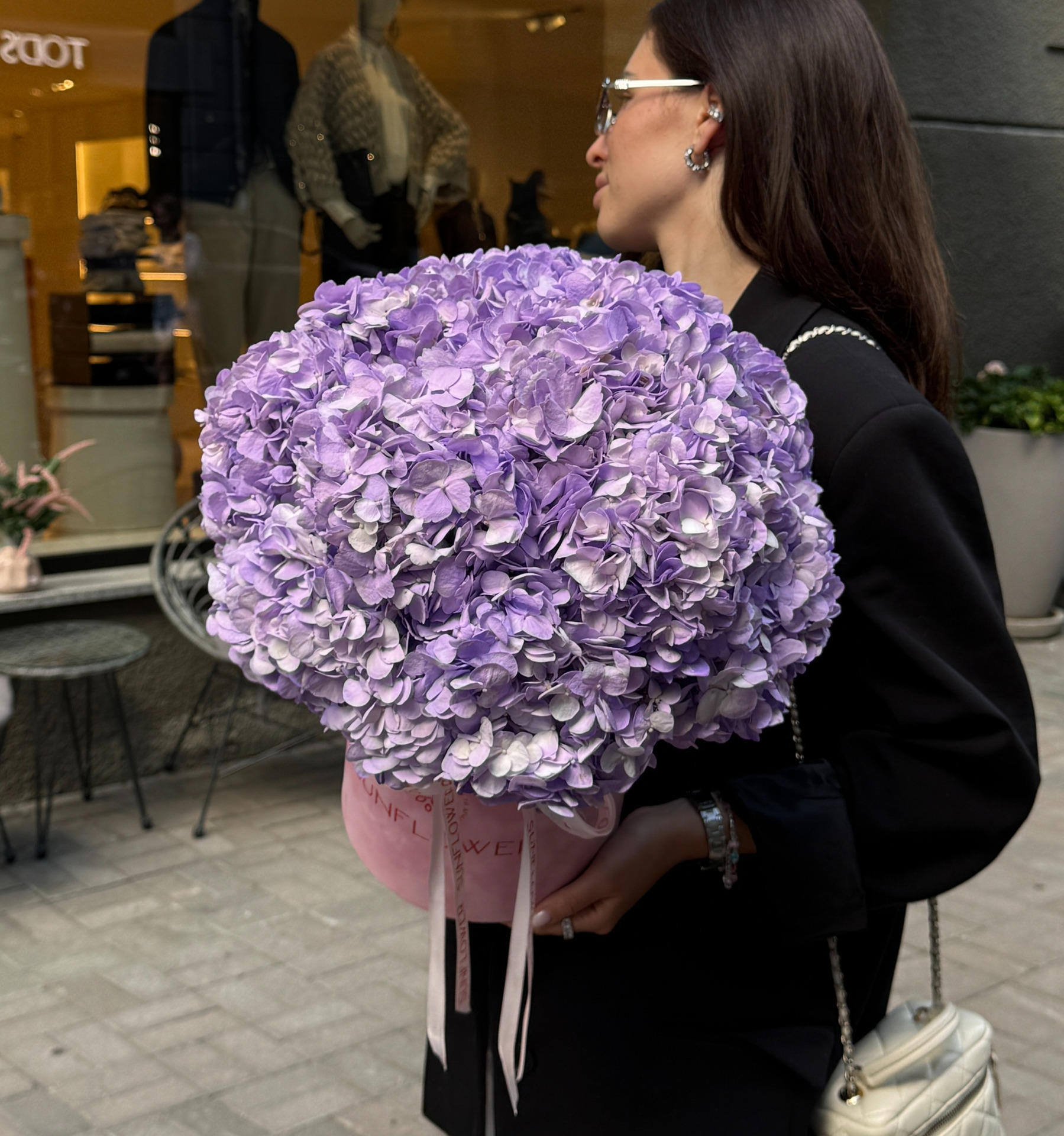 Гортензія Lavander у  коробці