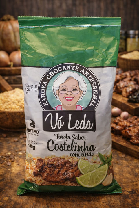 Farofa Vó Leda Costelinha com Limão