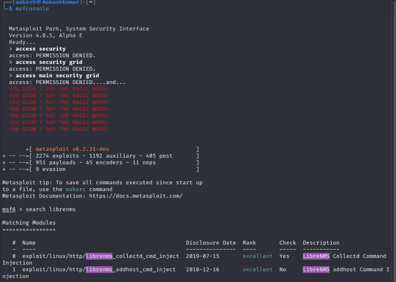 Symfonos 2 vuln hub