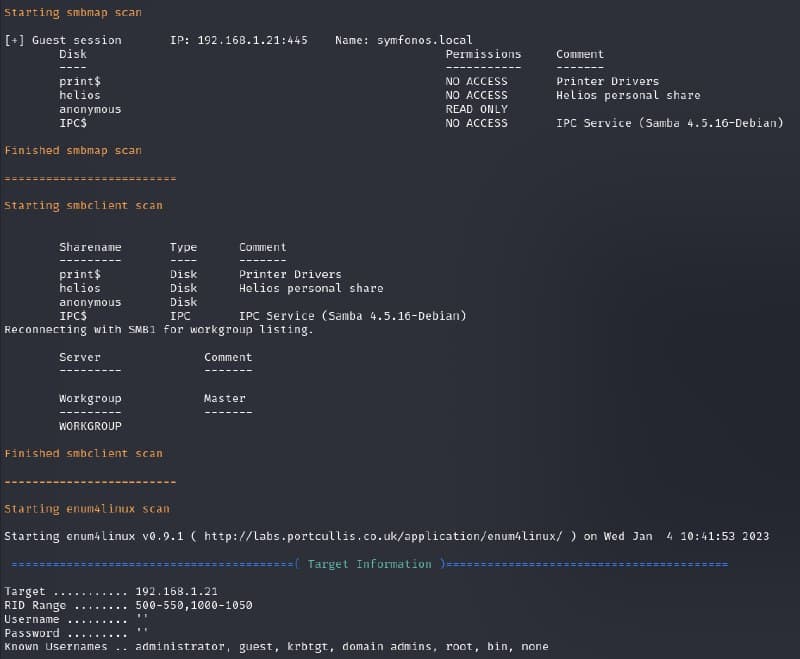 Symfonos1 vuln hub