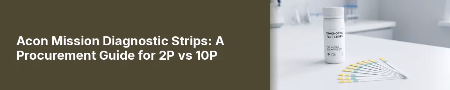 Acon Mission Diagnostic Strips: A Procurement Guide for 2P vs 10P