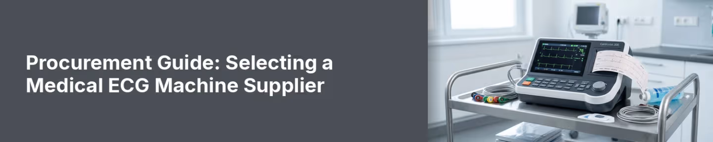 Procurement Guide: Selecting a Medical ECG Machine Supplier