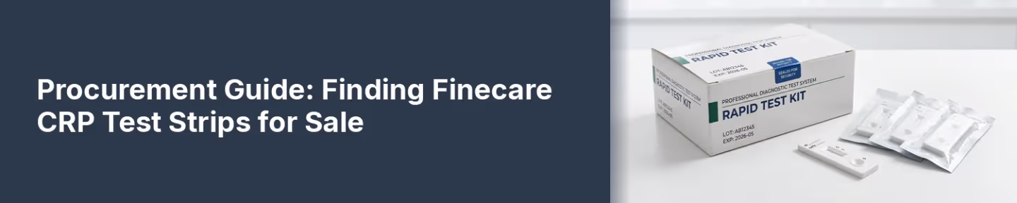 Finding Finecare CRP Test Strips for Sale