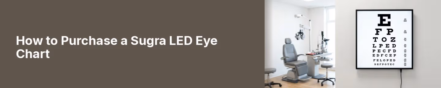How to Purchase a Sugra LED Eye Chart