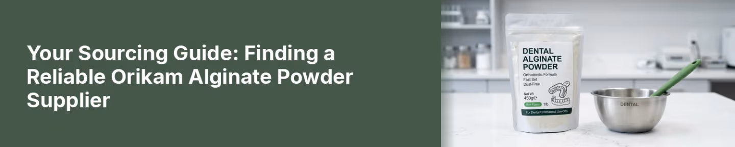 Your Sourcing Guide: Finding a Reliable Orikam Alginate Powder Supplier