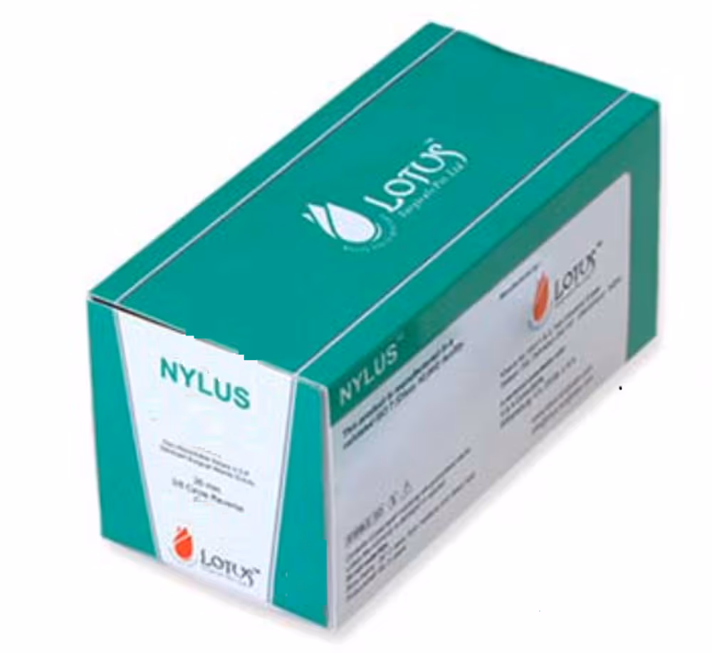 Lotus Nylus Suture 3-0 - LNW3328 Pack of 12
