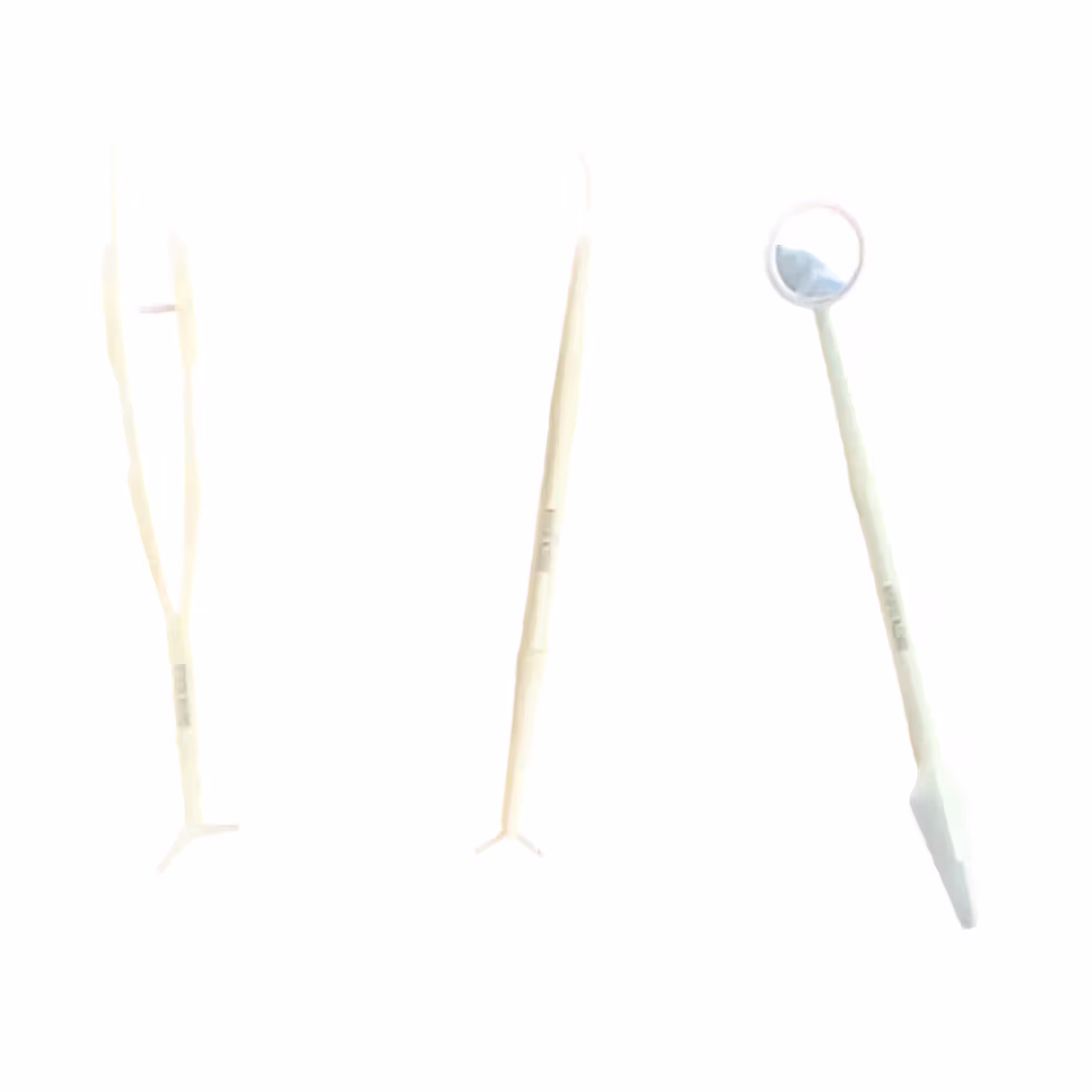 Green Guava Probe Mirror & Tweezer Instrument Set - ABS