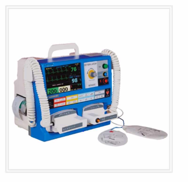 Silverline Biphasic Defibrillator - With ECG DF 201