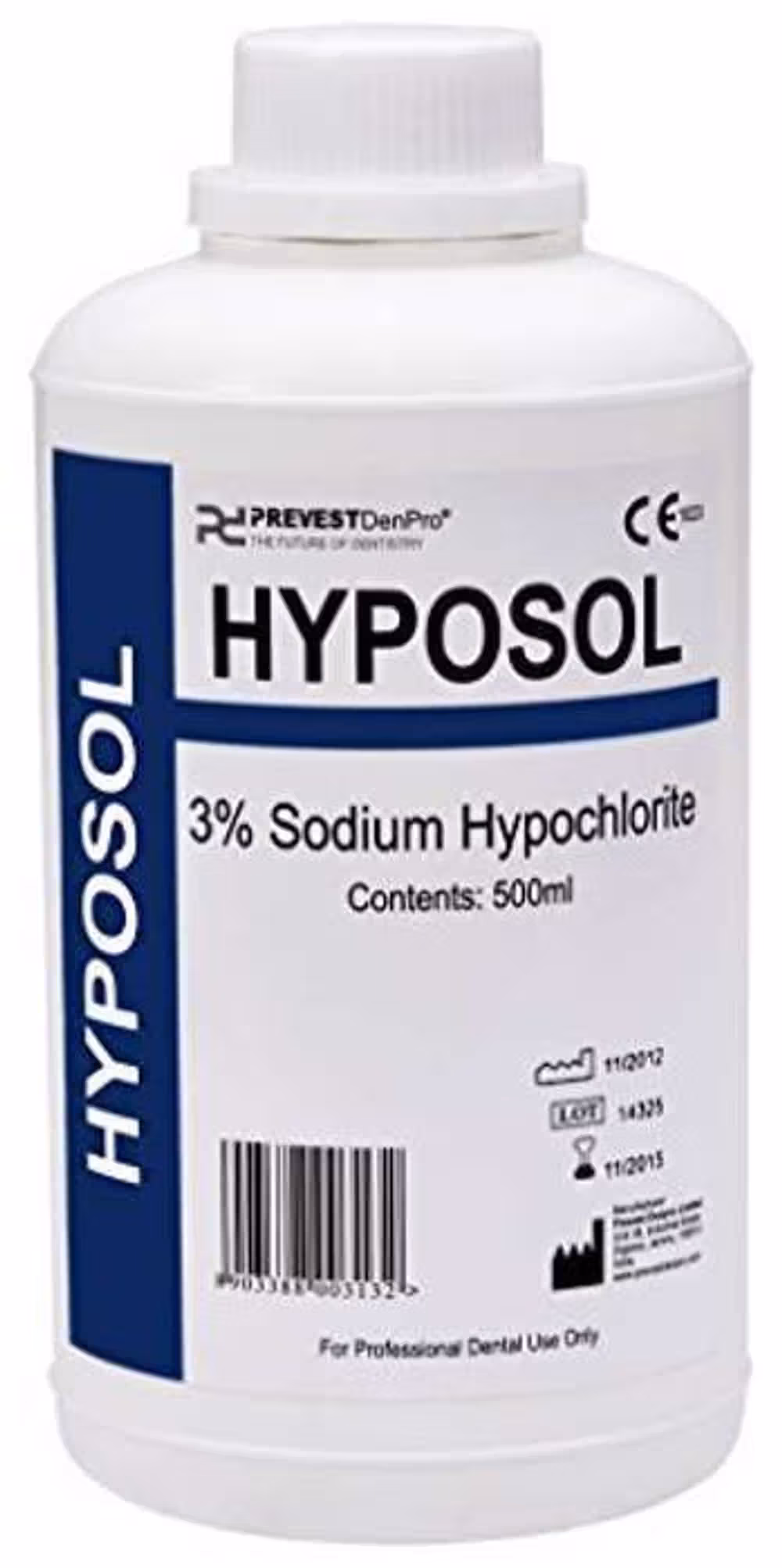 Prevest DenPro Hyposol 3% Sodium Hyochlorite Surface Disinfectant 500ml