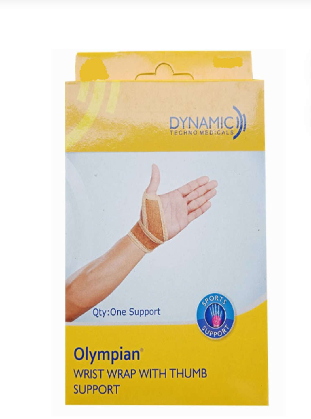 Dyna Olympian Wrist Wrap with Thumb Support | Dual Support Wrist and Thumb Brace