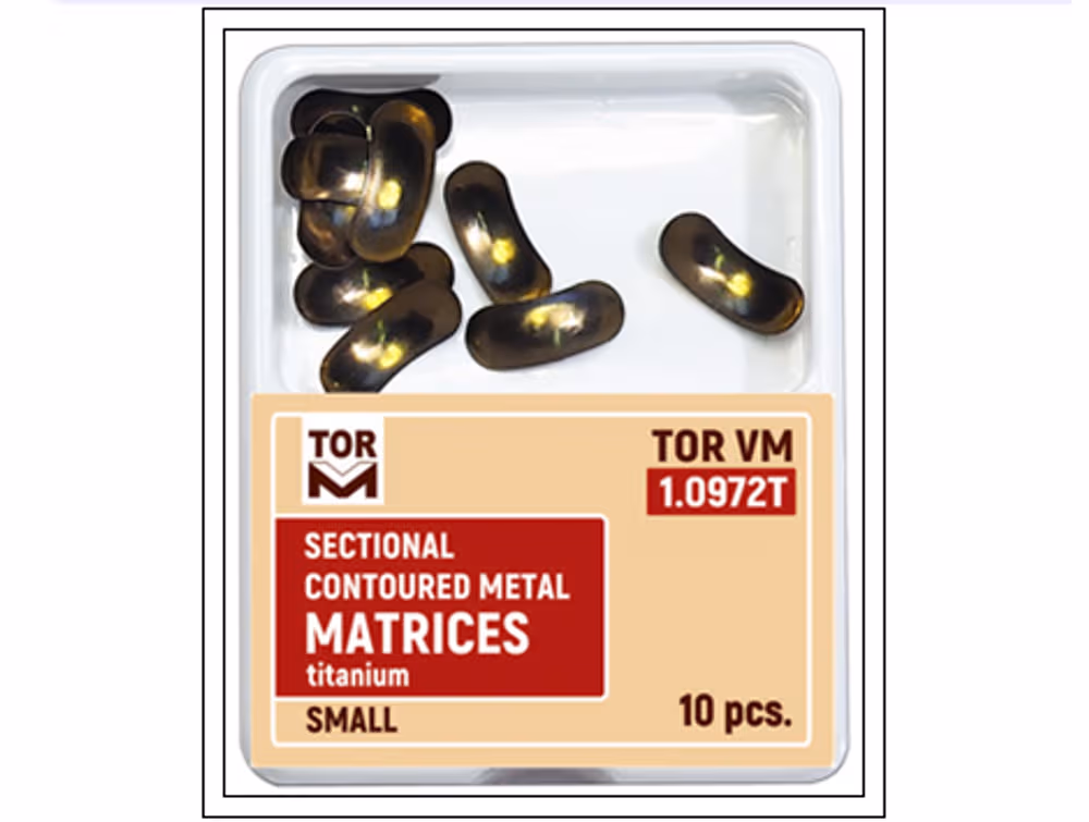 Tor Vm Sectional Titanium Matrix Bands - Small Pack of 10