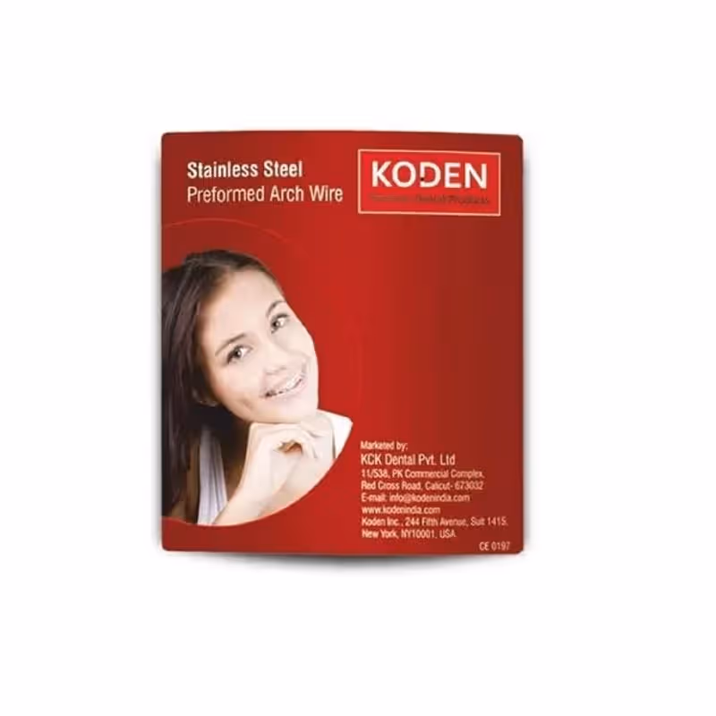 Koden Rectangle Stainless Steel Archwires - 16 x 22 Upper