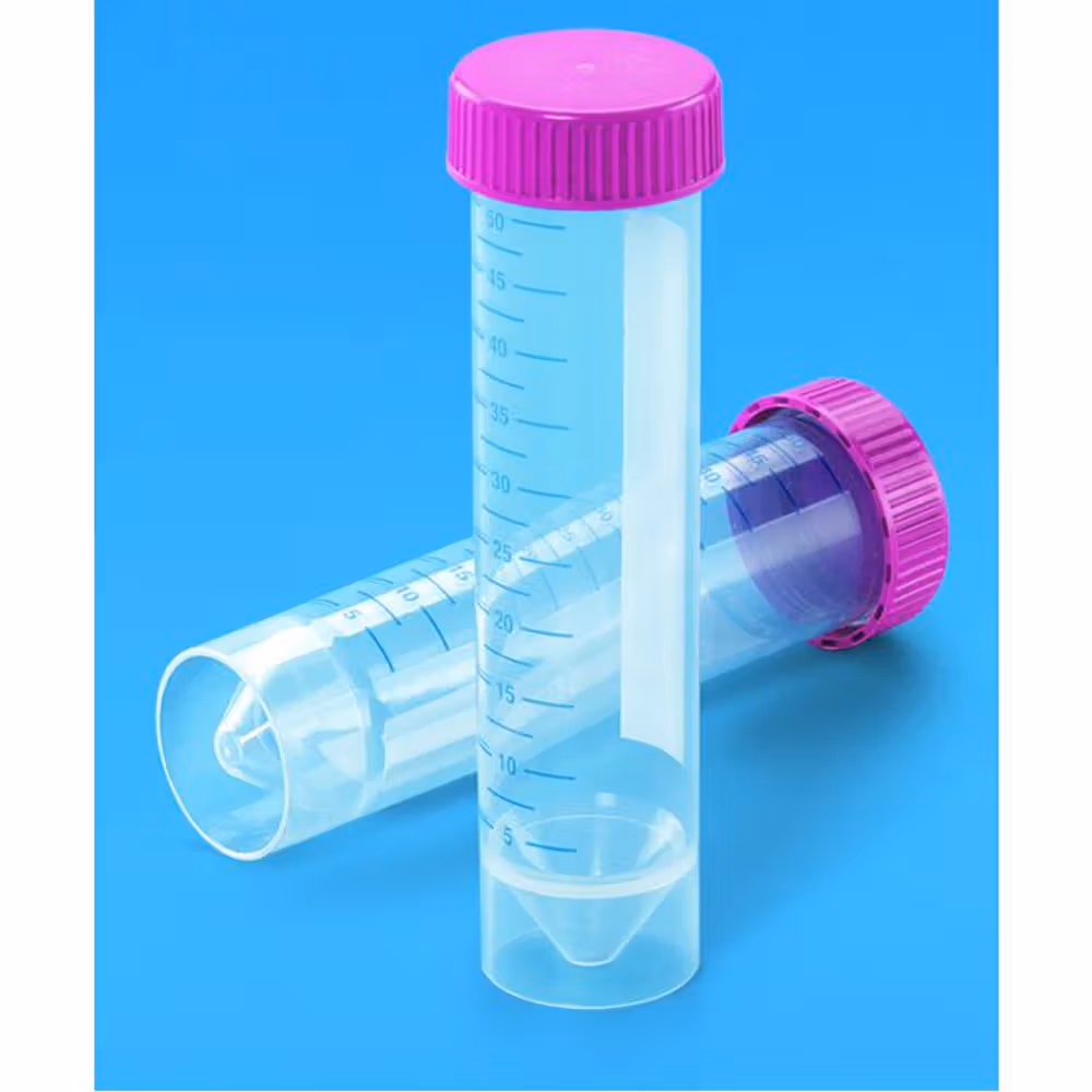 Tarsons  Self Standing Capacity 50ml  Centrifuge tube - Non Sterile Natural Bulk Pack of 500 Pieces (500043)