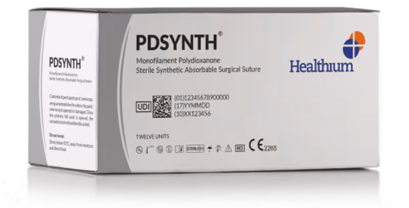 Healthium PD Synth Suture 1-0 - SN9352PS Pack of 12