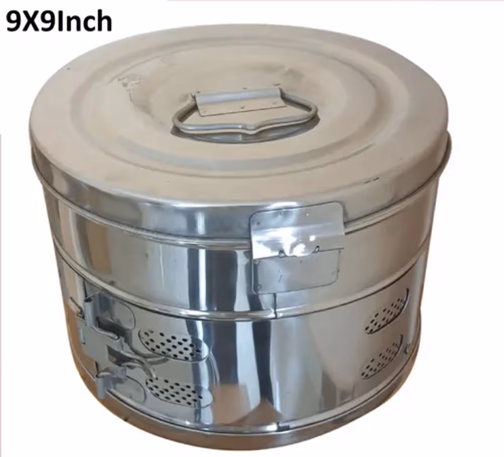 Dolphin Dressing Drum - SS-202 Size 9 x 9Inch