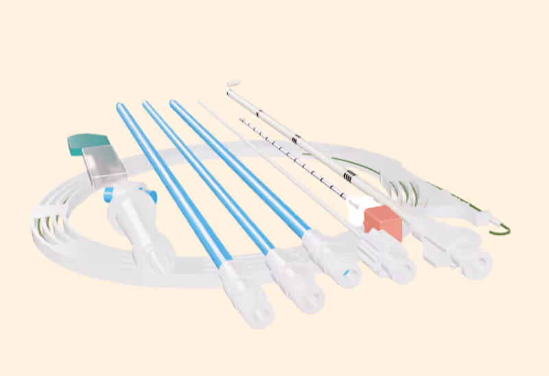 Blueneem Denssicath Drainage Kit - 7Fr x 35cm Pigtail