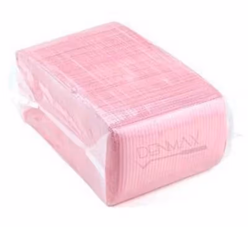 Denmax Patient Bib Tray Sheet - Blue 13" x 18"