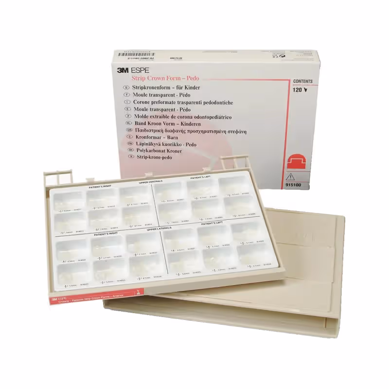 3M Strip Crown Kit Preformed Paediatric Crowns - Assorted
