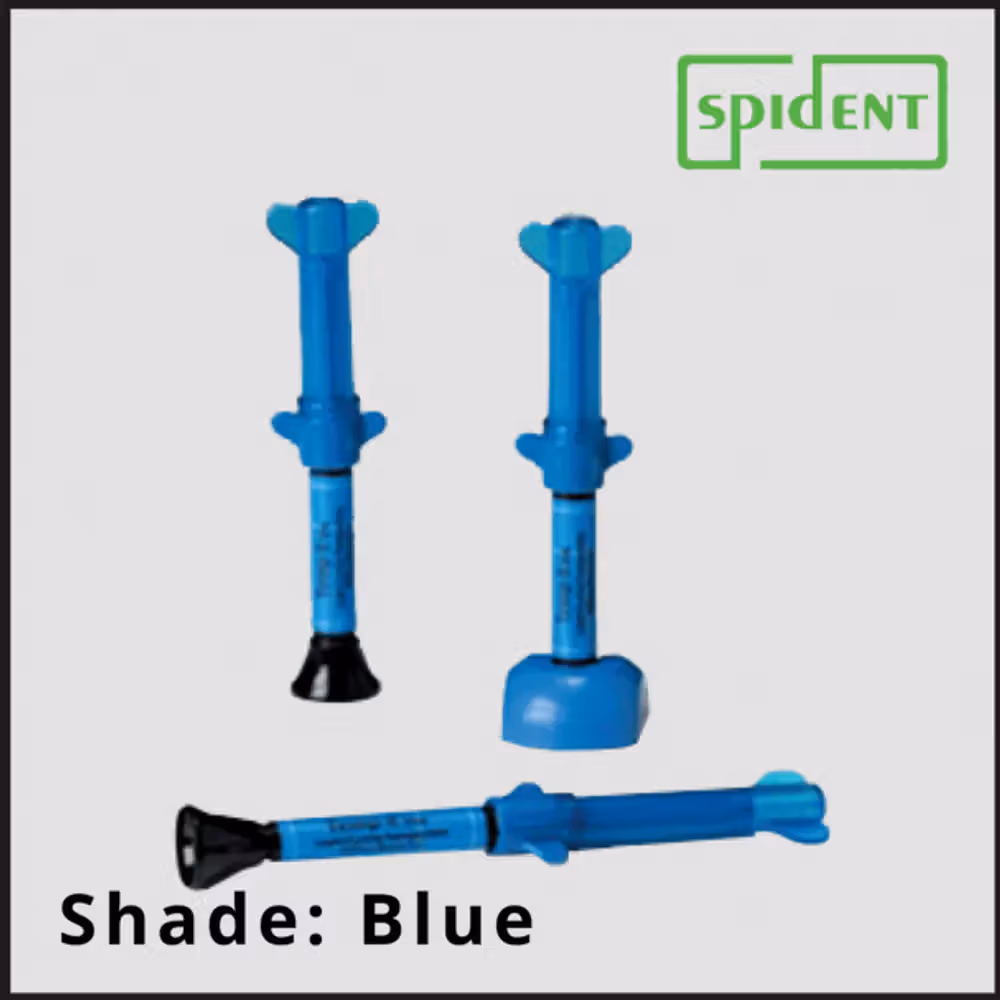 Spident Temp-it Light Curing Temporary Filling Material (3g x 3 Syringes) - Blue