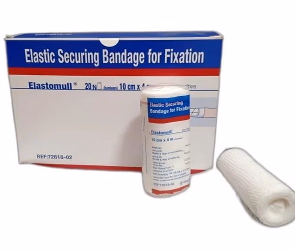 5 x  BSN Elastomull Elastic Securing Bandage - 15cm x 4m