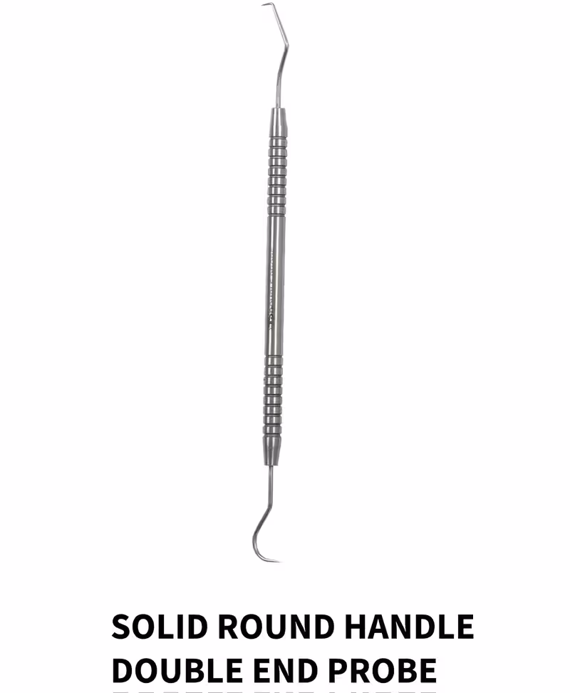 Topdent Double End Explorer - Solid Handle
