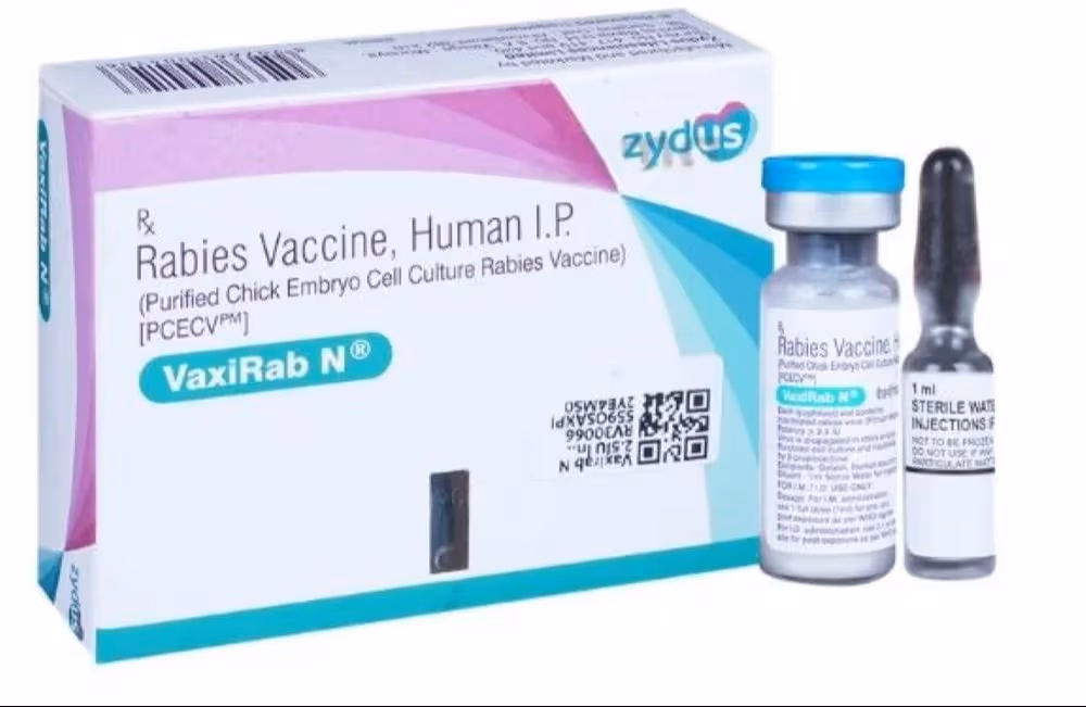 5 x  Vaxirab N 2.5Iu Vaccine Injection