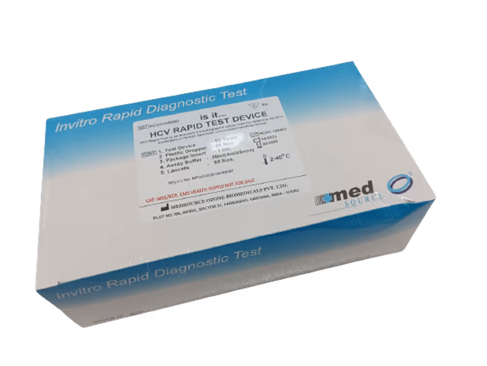 Med Source Is It HCV Rapid Test Device - Pack of 50 Tests