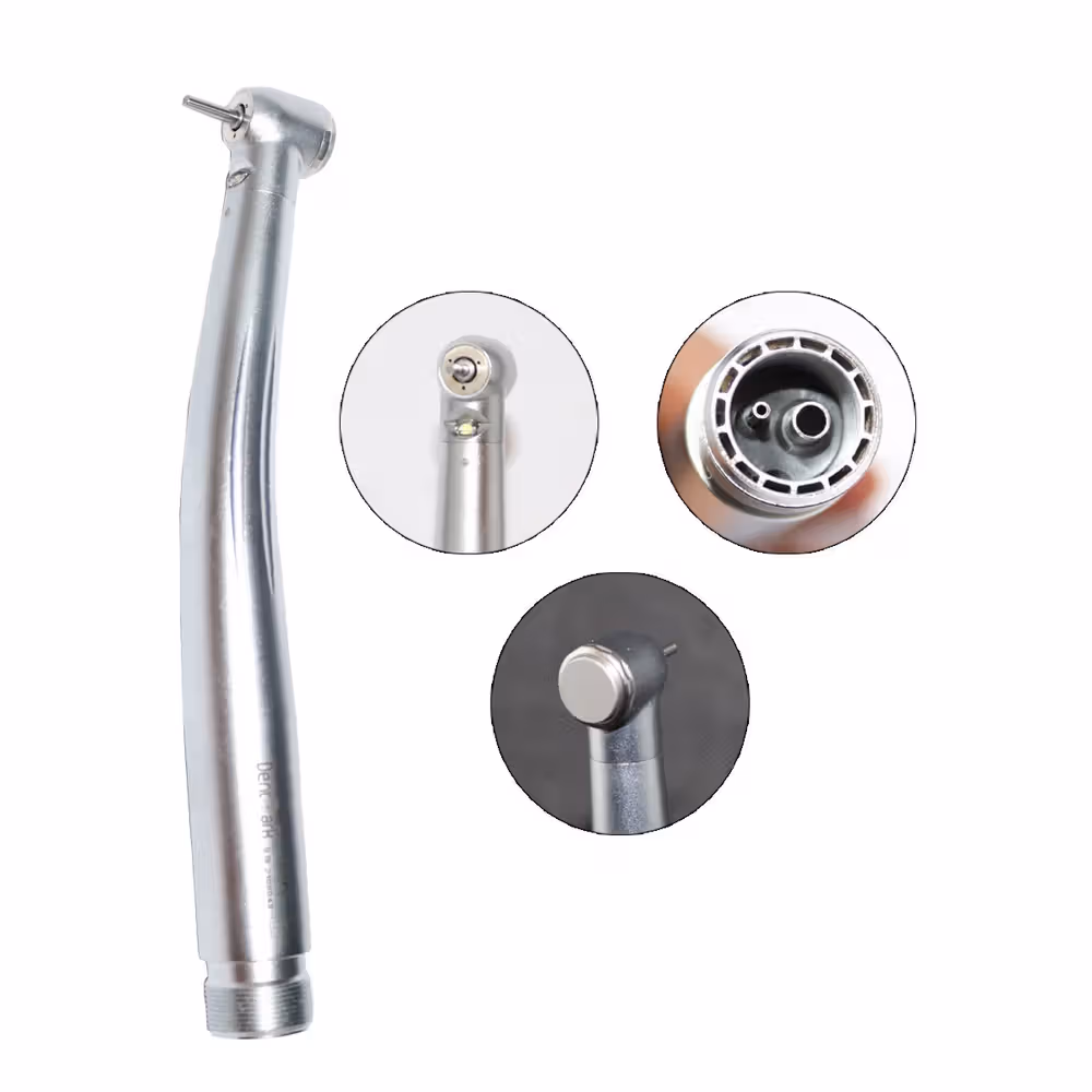 Dentmark LED Orange Series Push Button High-Speed Handpiece - Standard Head