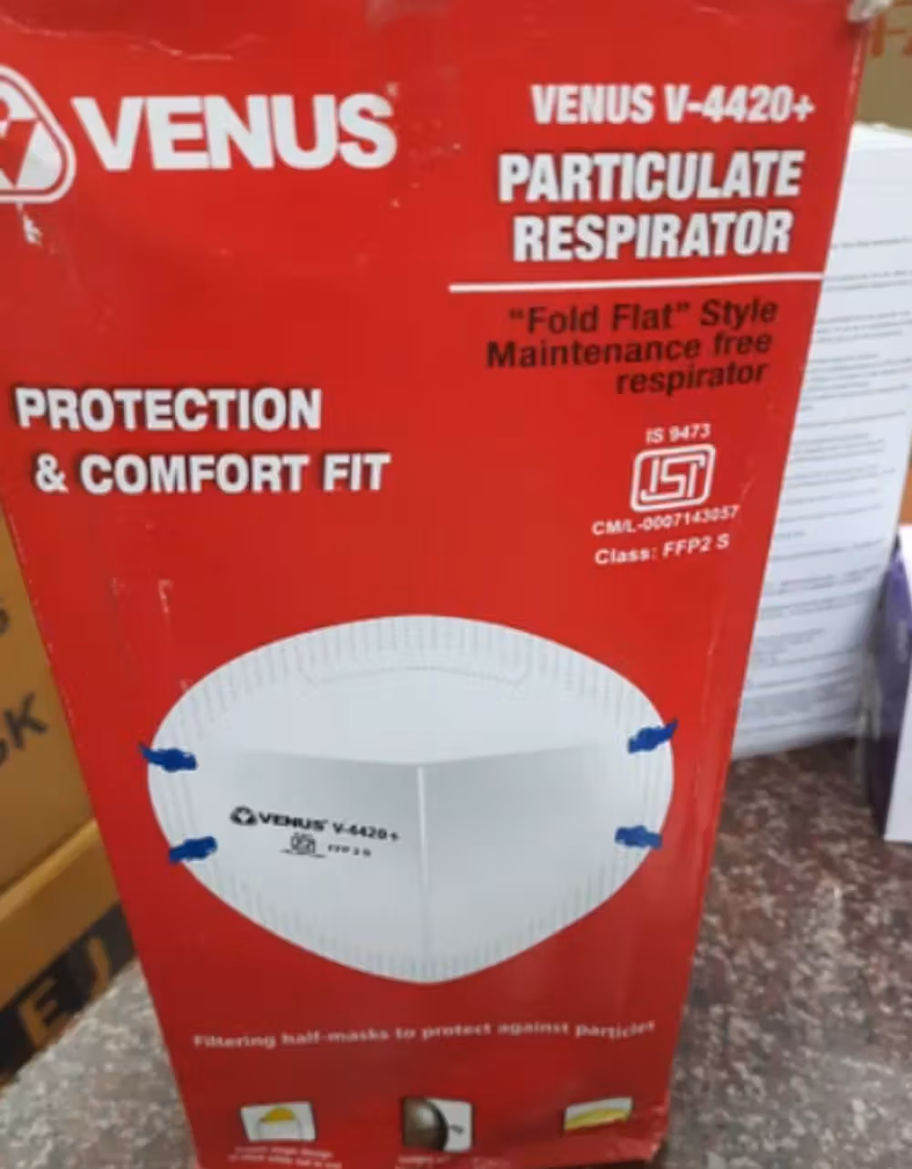 Venus N95 FFP2 Face Mask - Pack of 50 (V-4420E )