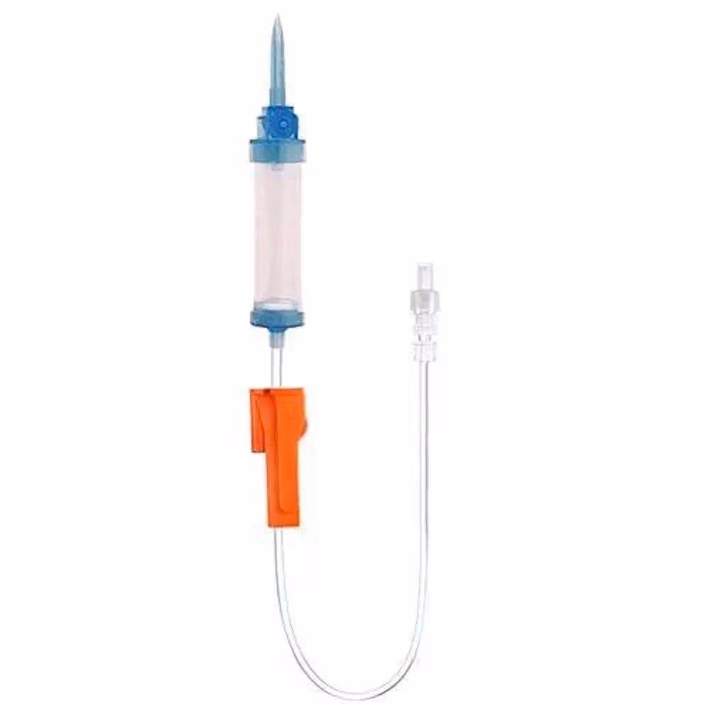 Polymed Autofusion IV Set with Auto Air Stop and Purge Filter Cap with Y-Site - Pack of 30