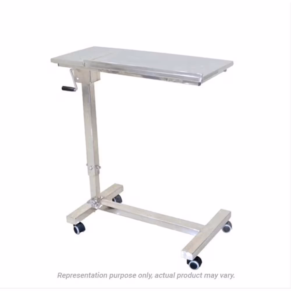 Daksh Over Bed Table Stainless Steel - 2052