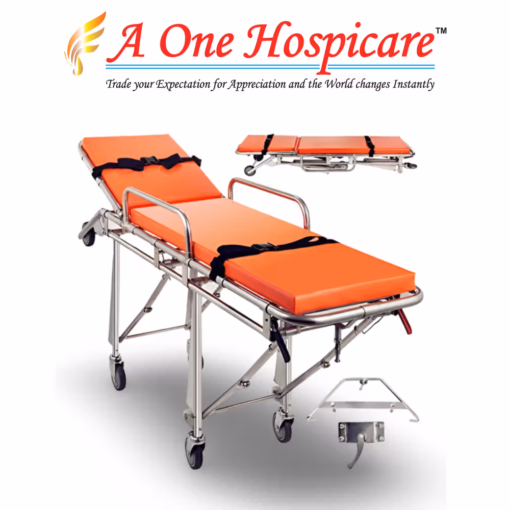 A One Hospicare Auto-Loder Ambulance Stretcher AOH 167 (D)
