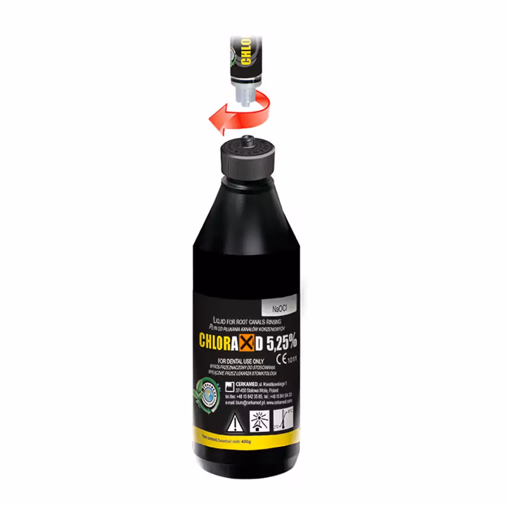 Cerkamed Chloraxid 5.25% Root Canal Irrigant - 400ml