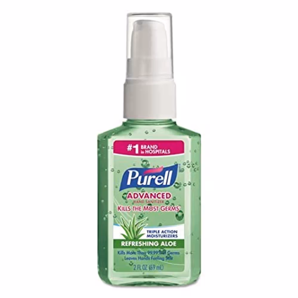 Purell Advanced Hand Sanitizer with Aloe, Pump Bottle, Fresh Scent - 59ml
