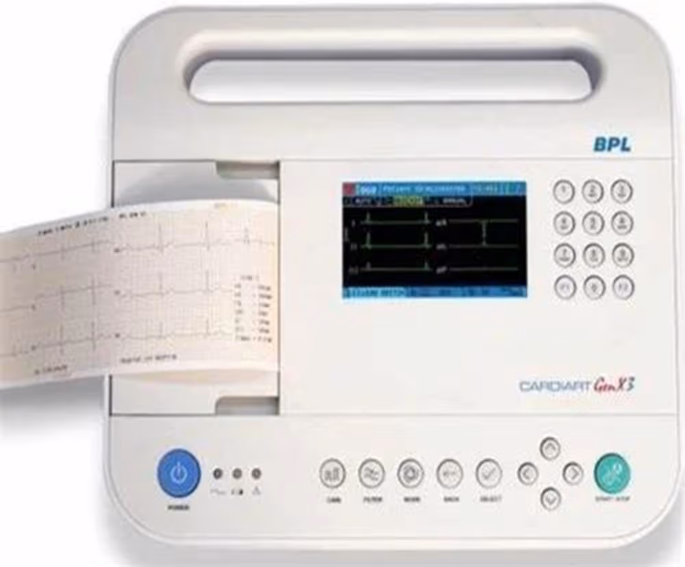 A3 Remote Monitoring Technologies ECG Machine - with Remote Monitoring Capability