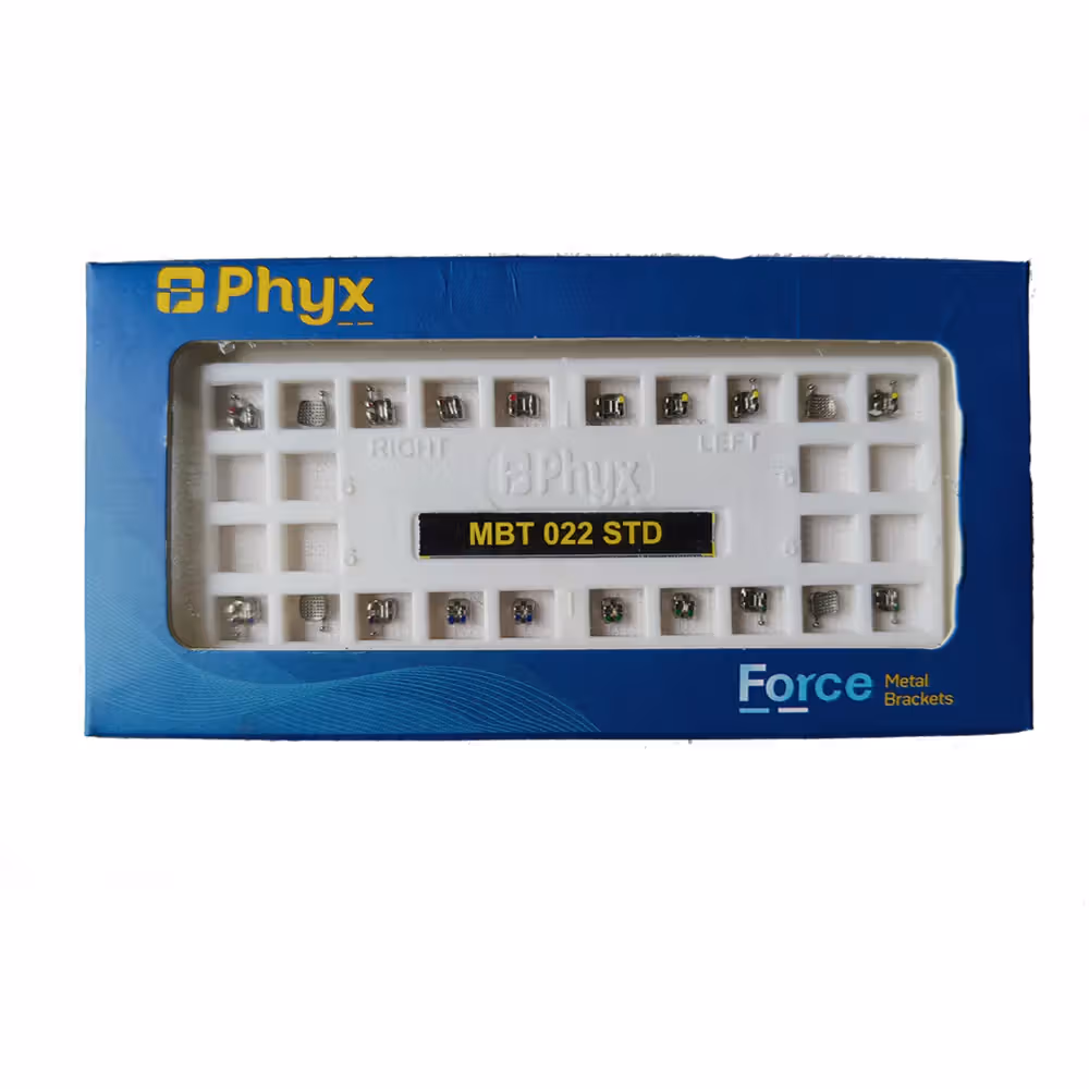 Phyx Force Metal Miniature Sized Conventional Brackets - MBT 022