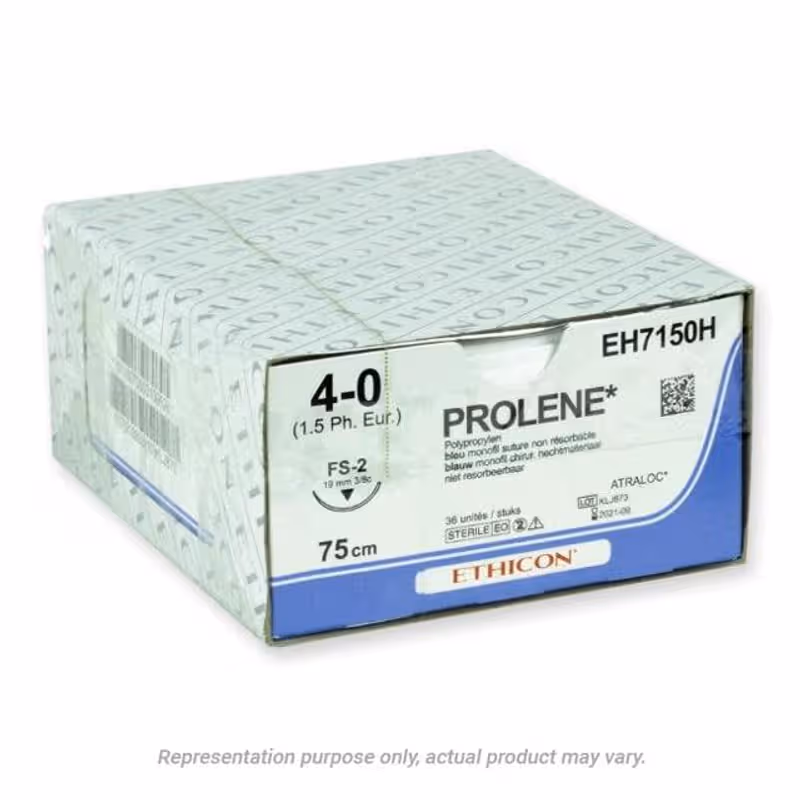 Ethicon Prolene Suture 7-0 - NW873 Pack of 12
