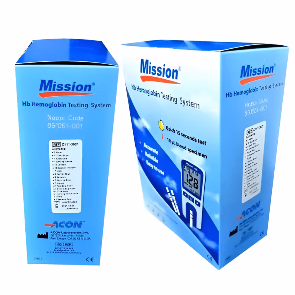 Mission Hb Hemoglobin Meter - Pack of 1 Unit
