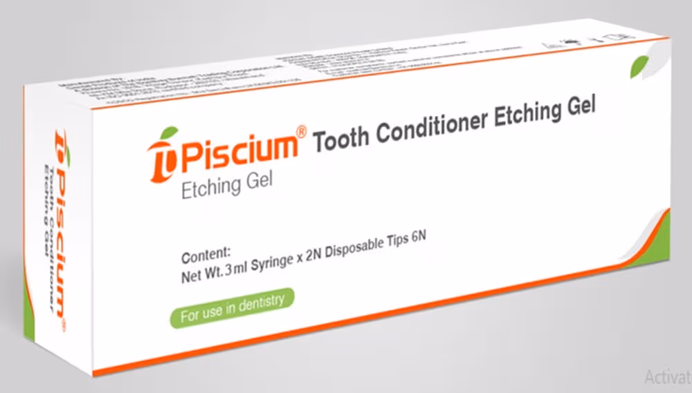Piscium Tooth Conditioner Etchant - 2 x 3ml Syringes
