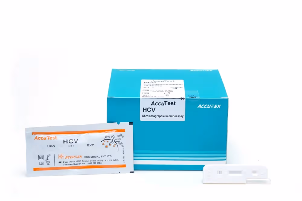 Accurex Accutest HCV Rapid Card - Pack of 30 Tests