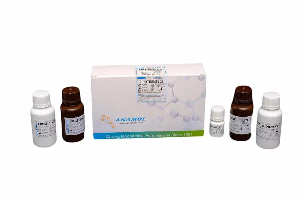 Anamol Creatinine Biochemistry kits - 2 x 50ml