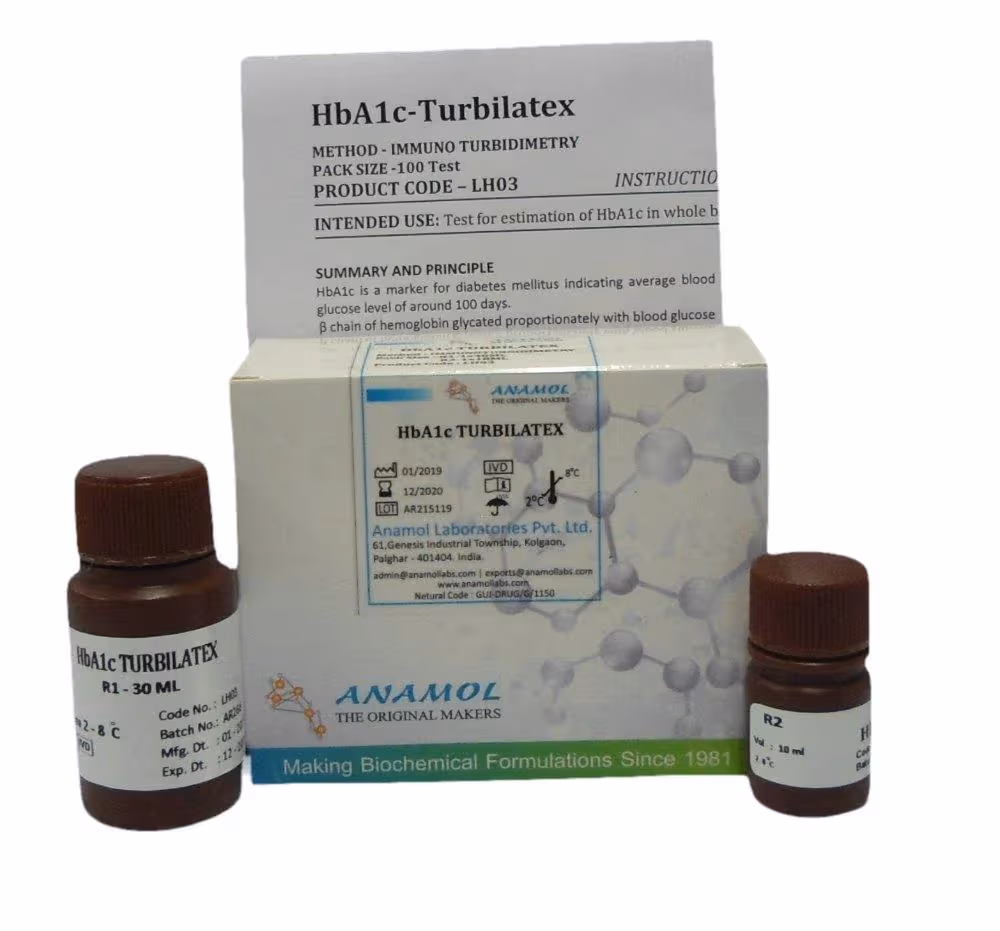 Anamol HbA1c Biochemistry kits - 20ml