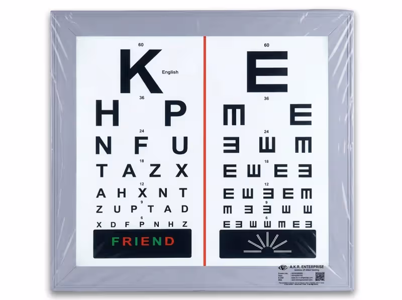 ASF Led Vision Chart 3 Meter 2 Lang