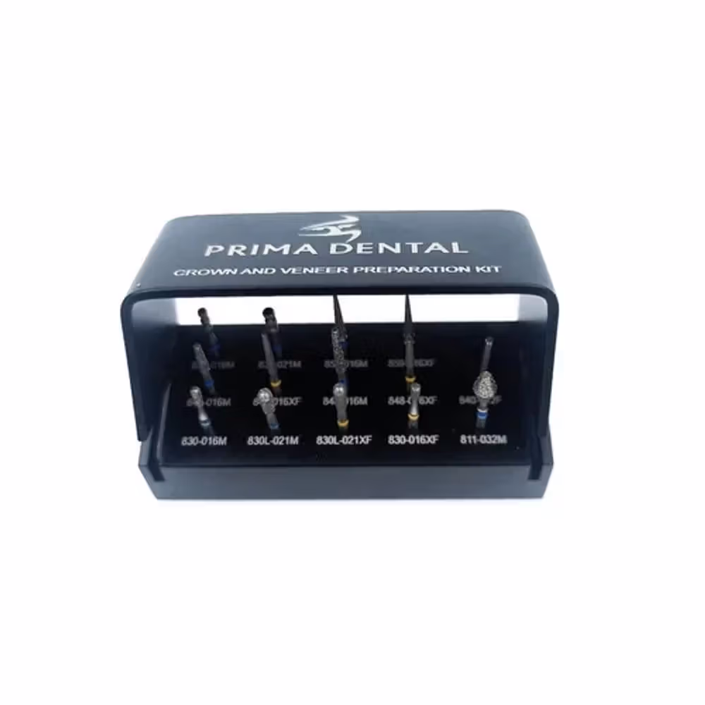 Prima Dental Veneer Prep Kit Dental Bur Kit