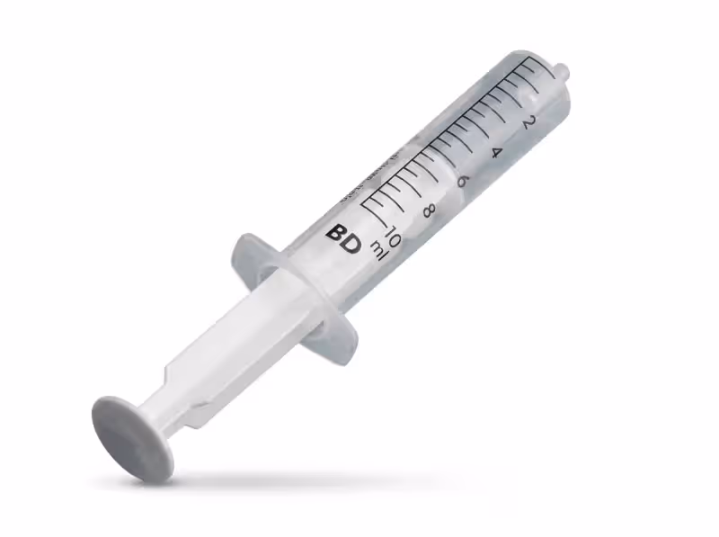 BD Discardit II Luer Slip Tip Syringe 10ml without Needle Box of 100 309110