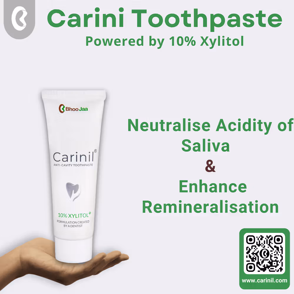 BhooJaa Carinil Toothpaste - 100gm