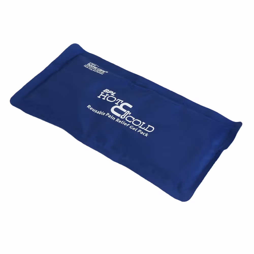BPL Medical Technologies Reusable Hot and Cold Ice Gel Pack for Pain Relief - Blue